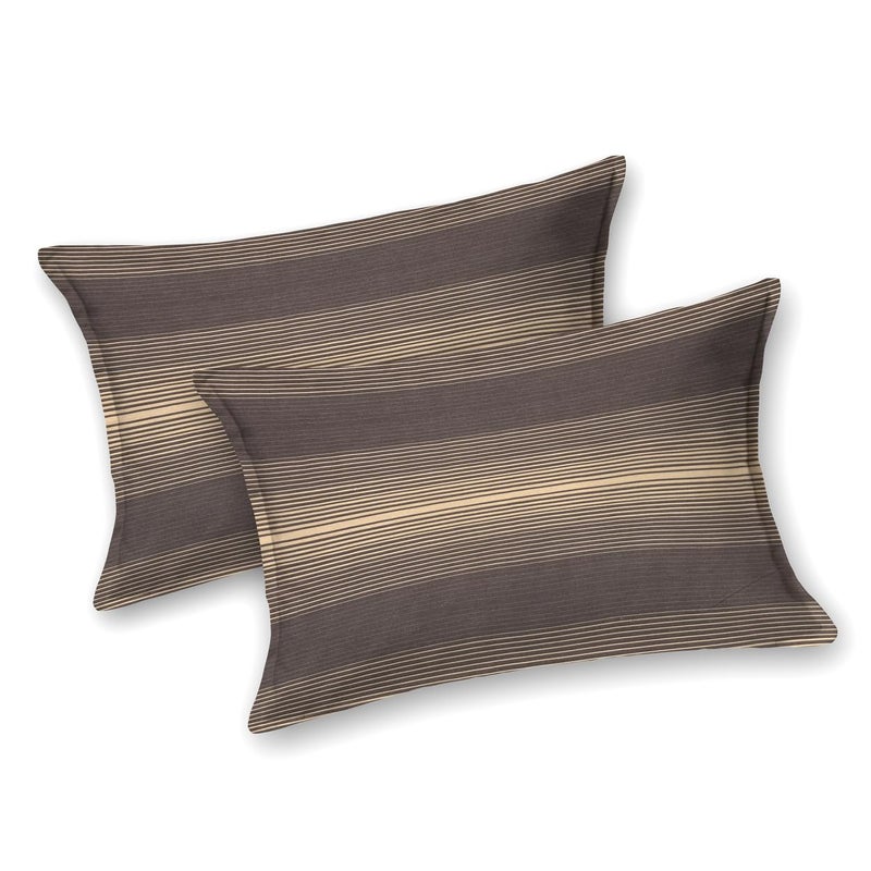Cosy CORNER ملاءة سرير قطنية من كوزي كورنر 220 TC للسرير المزدوج مع 2 غطاء وسادة بحجم كينغ - Image 4