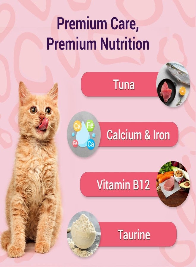 Purrfeto طعام رطب للقطط البالغة من بورفيتو | طبق تونة في جيلي | 80 غرام (عبوة من 48) | خالٍ من الغلوتين | يدعم الترطيب | لذيذ للغاية - Image 4