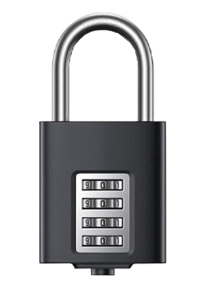 Outdoor Weatherproof Padlock, Heavy Duty Combination Padlock, 4 -Digit Combination Lock, Suitable for School Gym Locker, Fence, Toolbox, Hasp Gate, Storage - Image 1