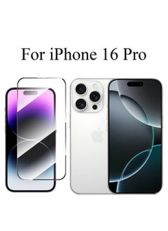 Lacoz Lacoz Edge to Edge Full Coverage Tempered Glass Screen Protector For Apple iPhone 16 Pro  - Image 3