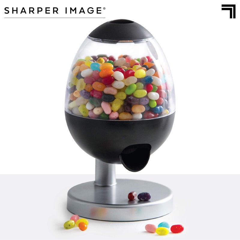 Sharper Image Mini 9" Automatic Candy Dispenser, Touch-Activated Desktop Vending Machine, Compact Size for Shelf Work Desk Home Countertop, Fits Small Snacks Gumballs Jellybeans Nuts Trail Mix Cereal - Image 5