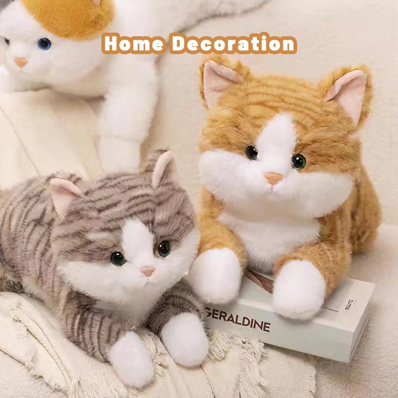Leahaoe Large Weighted Stuffed Cat 5Lbs 26", Soft and Cuddly Orange Weighted Cat Stuffed Animal Perfect for Stress Relief and Comfort - Image 4