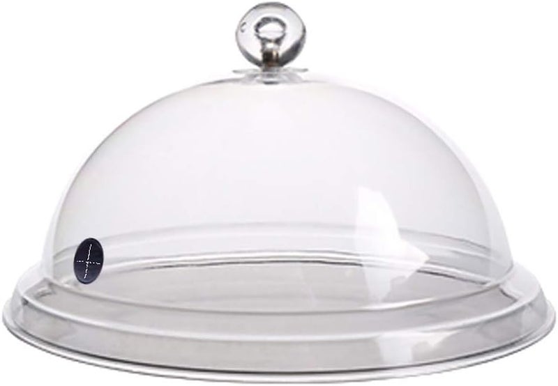 klarakoTransparent Cloche Dome Cover Kitchen Food Lids for Smoke Infuser Accessories for Smokers Infusion Plates, Trays And klarako26cm - Image 2