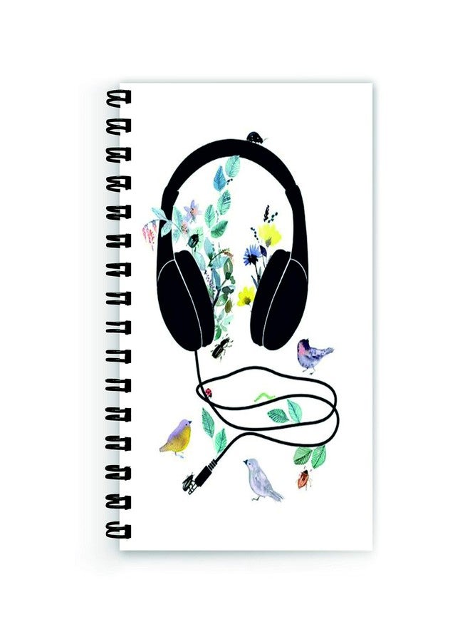 Plan To Gift Wire Bound Spiral Printed,Wire Bound Spiral Printed unruled Music Notebook for Guitar Pages :160 (Size :A5) - Image 1