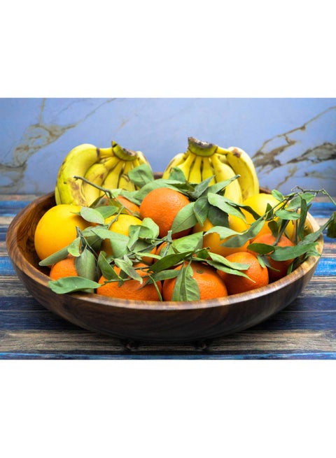 Handmade wooden plate of healthy wood, 100% natural