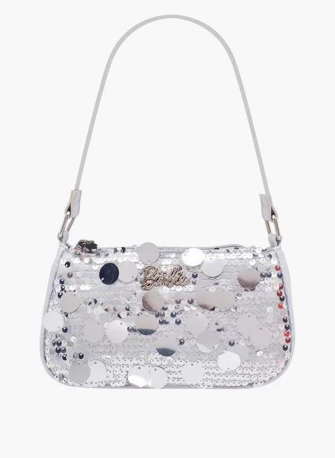 باربي حقيبة كتف مزينة بمقبض حزام