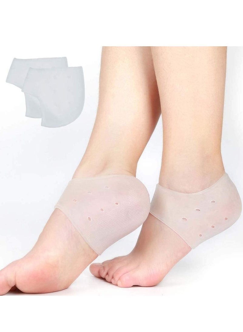 Y&D Foot Files Set, Scrubber Pumice Stones Pedicure Rasp Gel Heel Sleeves, Natural File Exfoliation to Remove Dead Skin for Wet and Dry Cracked Feet - Image 4