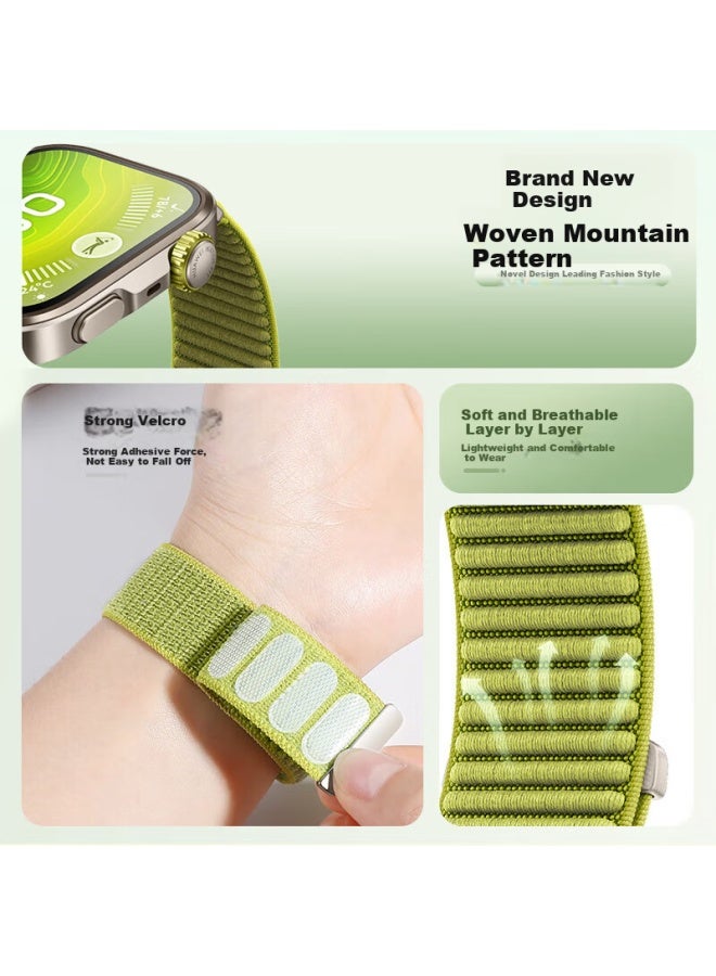 Mssm Suitable For Huawei Watch Fit Series Strap, Woven Nylon Watch Fit 4pro/4/3 Strap, Breathable For Summer - Black - Image 2