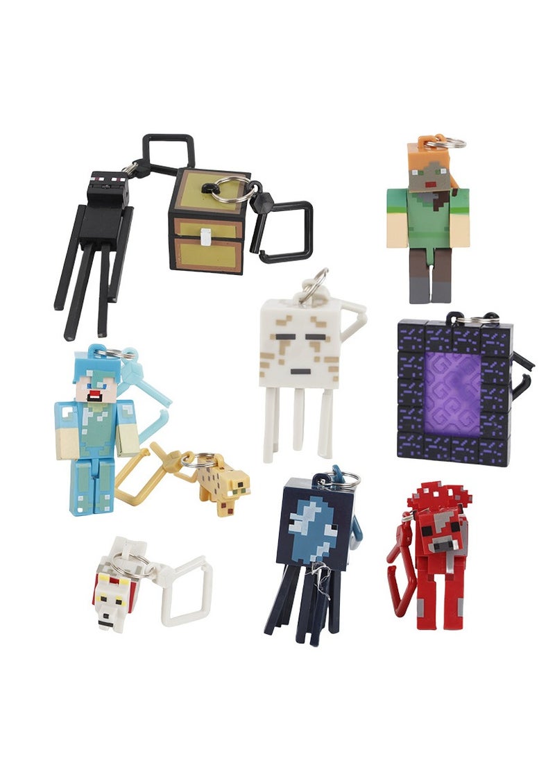 OCTOBER Minecraft 10 pendant gift set doll creeper ornaments 