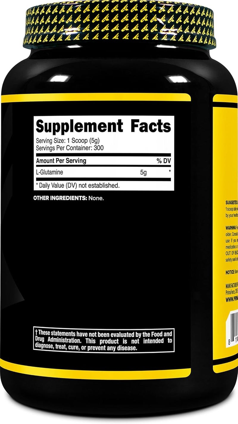 Primaforce LGlutamine Powder 1500 Gram 15 KG Dietary Supplement - Image 4