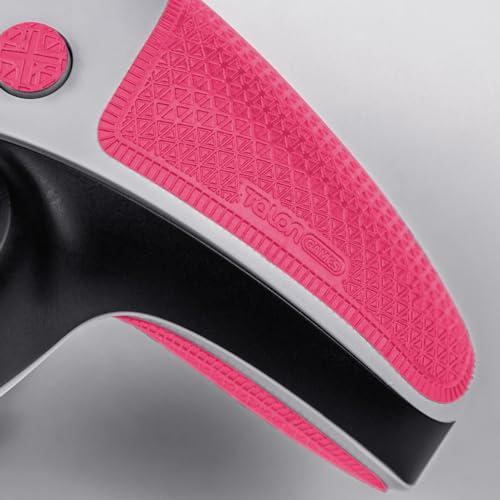 TALONGAMES Controller Grip Tapes Compatible with PS5 DualSense, Ultra Version Anti Slip Tape, Sweat Absorbent, Skin kit, Compatible with PlayStation 5 Controllers Grips, Buttons, Trigge, D-pad Pink - Image 5