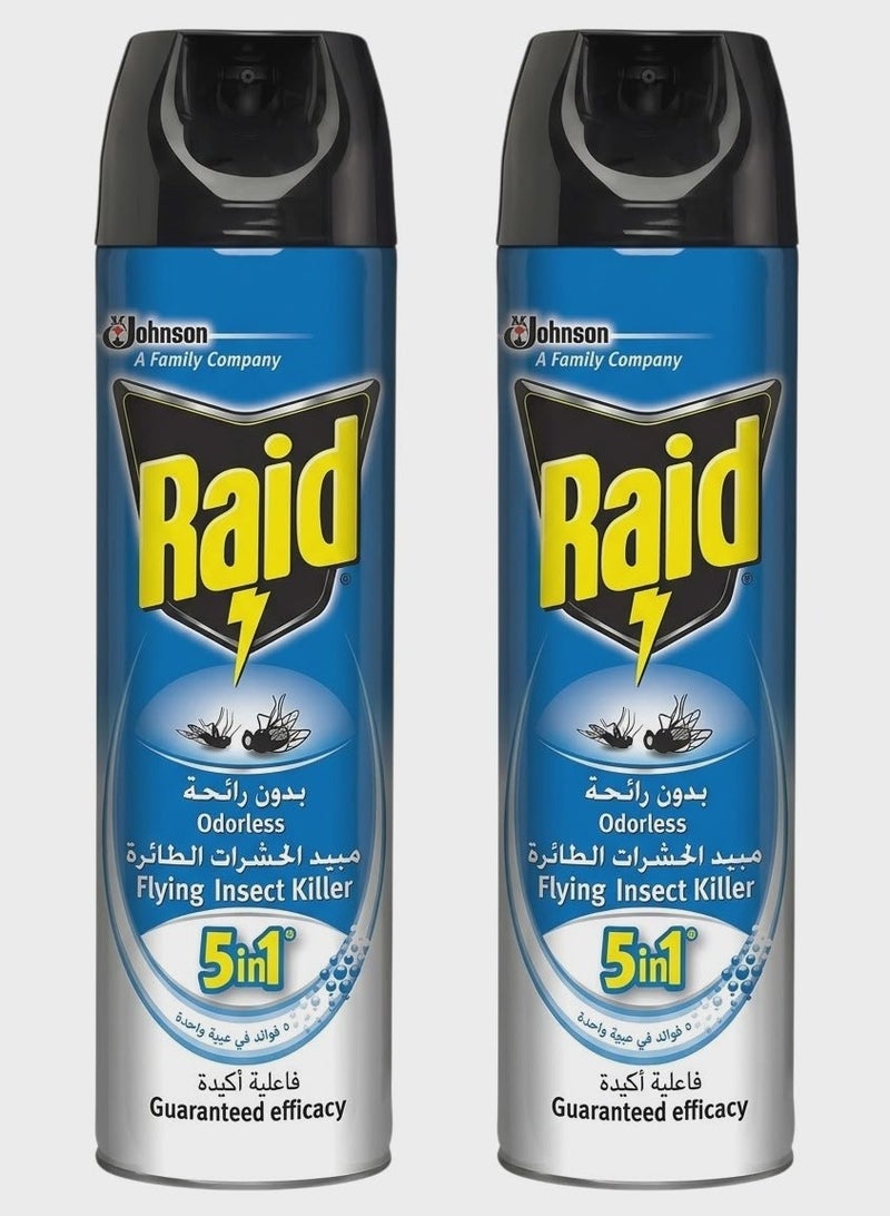 Raid Flying Insect Killer Odorless 300ml - Pack of 2 - Image 1