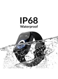 HiFuture Zone2 Bluetooth Calling Smart Watch 1.96 AMOLED Display, Black  - Image 2