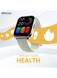 HiFuture Zone2 Bluetooth Calling Smart Watch 1.96 AMOLED Display, Black  - Image 4