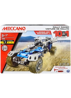 Erector By Meccano 10 In 1 Rally Racer Model Vehicle Building Kit Stem Education Toy For Ages 8 & Up