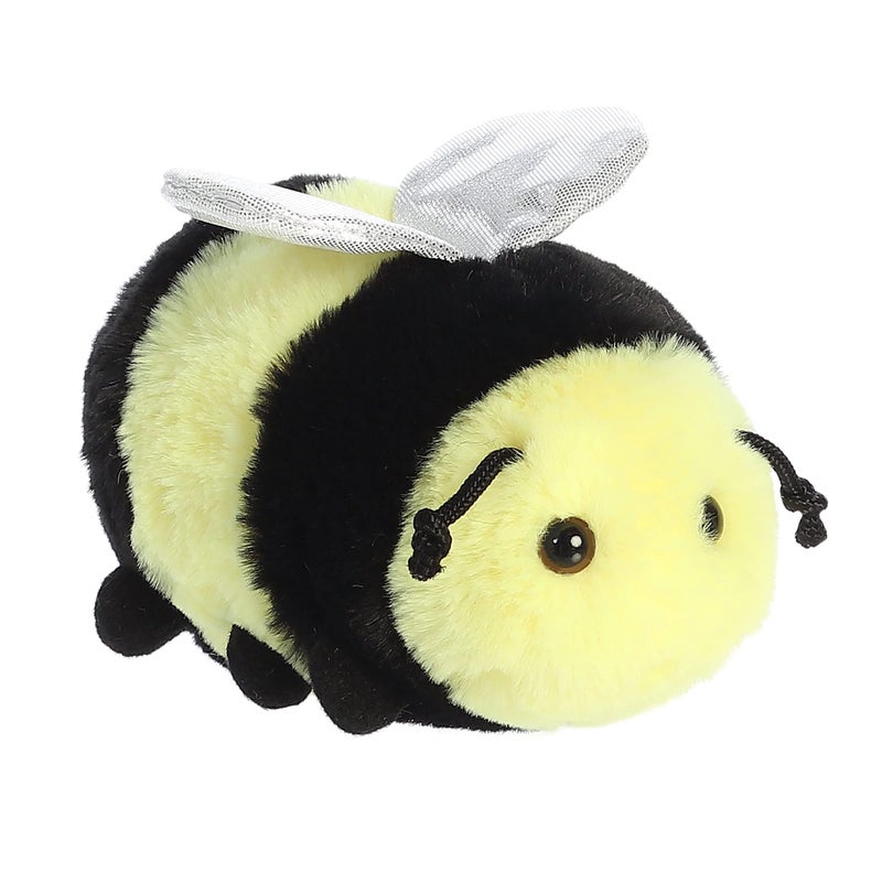 Aurora Adorable Mini Flopsie Beeswax Bee Stuffed Animal - Playful Ease - Timeless Companions - Yellow 8 Inches - Image 1