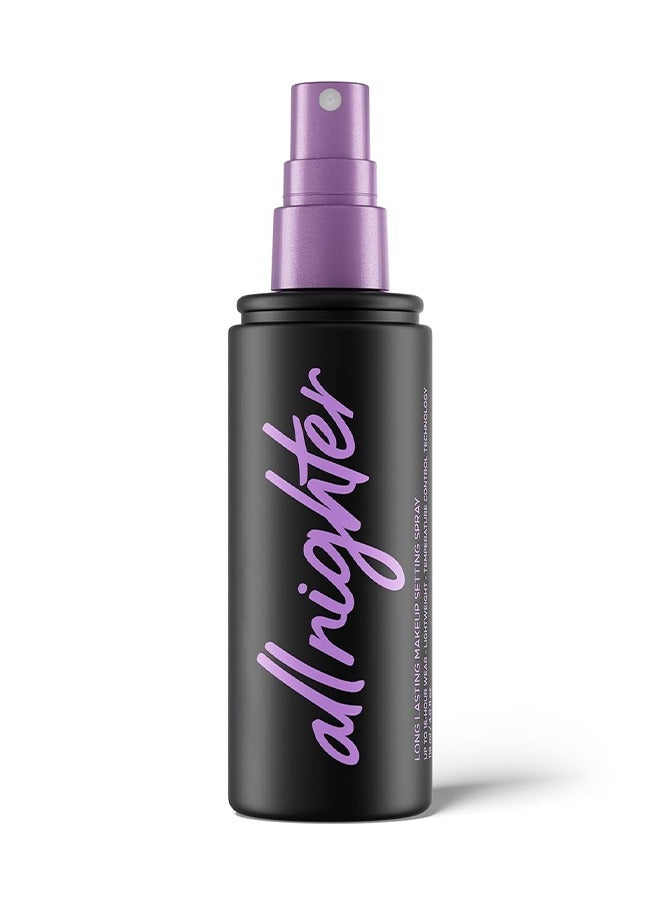 Urban Decay All Nighter Makeup Setting Spray Clear, Long-Lasting, 16 HR Wear, Oil-Free, Natural Finish, Vegan - Image 1