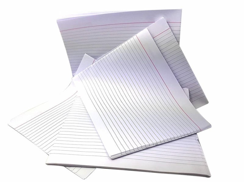 FIRST CLICK ® New Universal Exam Paper Answer Sheets Subject Both Side Ruled – 240 Pages (60 Loose Sheet + 20 Folded Sheets/Booklet Style) | Large Size 22x 54 cm | 70 GSM Paper - Image 1