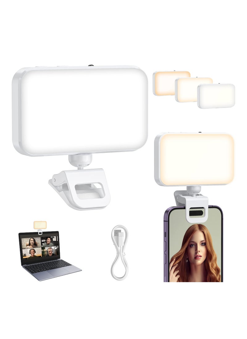 KASTWAVE - Video Conference Lighting Panel, Ring Light for Monitor Clip On, Zoom Call Lighting, Self Broadcasting and Live Streaming Rechargeable for Computer Laptop, Photography, Vlogging - Image 1