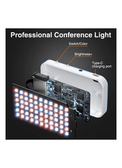 KASTWAVE Video Conference Lighting Panel, Ring Light for Monitor Clip On, Zoom Call Lighting, Self Broadcasting and Live Streaming Rechargeable for Computer Laptop, Photography, Vlogging  - Image 4