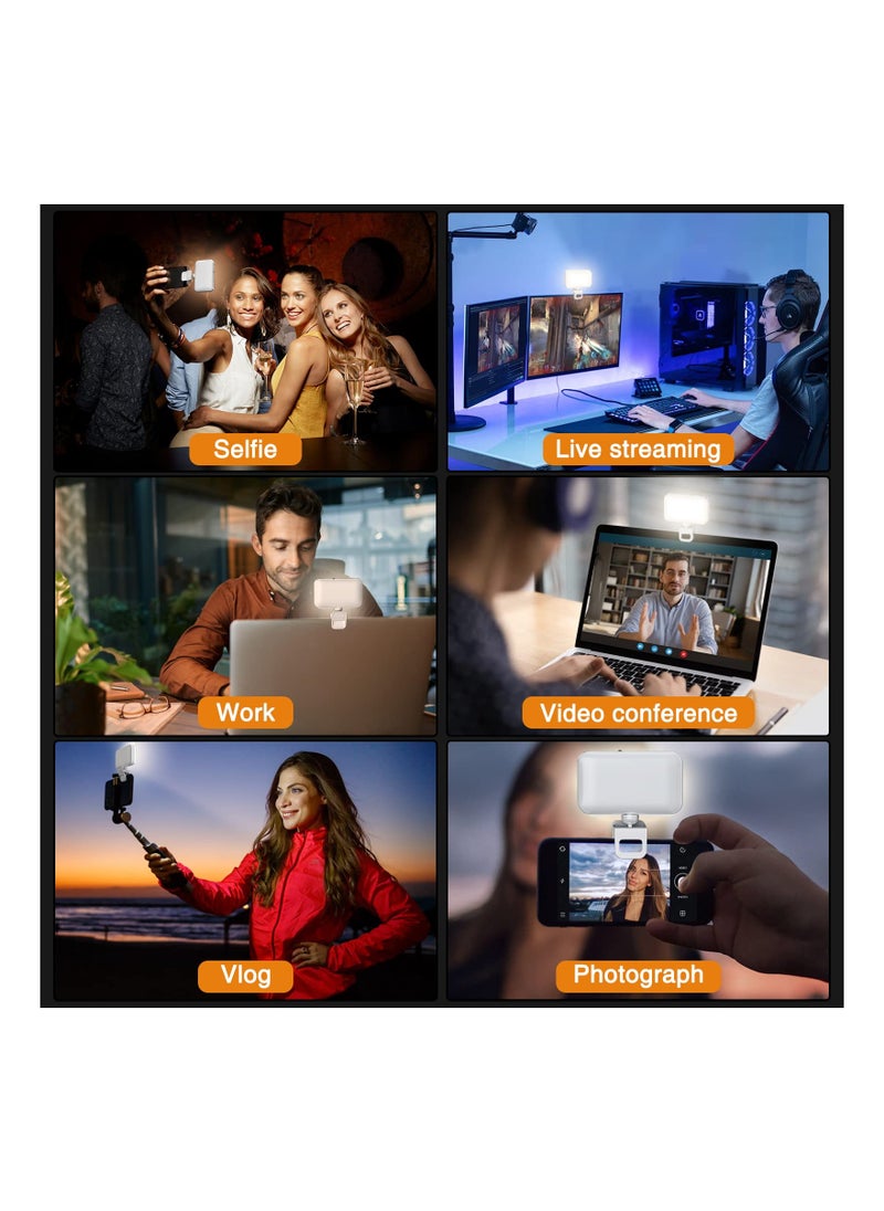 KASTWAVE - Video Conference Lighting Panel, Ring Light for Monitor Clip On, Zoom Call Lighting, Self Broadcasting and Live Streaming Rechargeable for Computer Laptop, Photography, Vlogging - Image 1