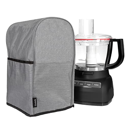غطاء معالج الطعام كروتيلو مع جيوب تخزين لمعالجات كبيرة سعة 1114 كوب يناسب علامات تجارية متنوعة