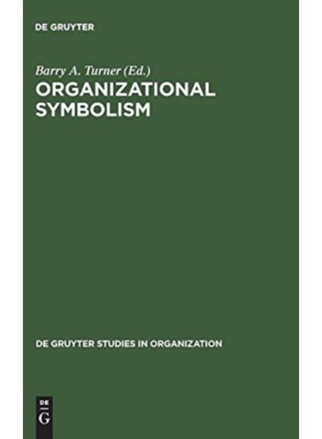 Organizational Symbolism - Hardback 