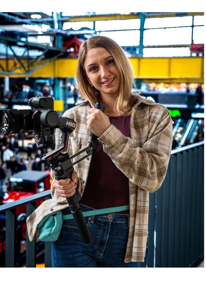 RS3 Vertical Camera Mount, Robust Portrait Mounting Solution Compatible With DJI RS 2 RS 3 RS3 PRO For IG YouTube Shorts Tiktok Video Extended Vertical Shooting, Camera Stabilizer - Image 5