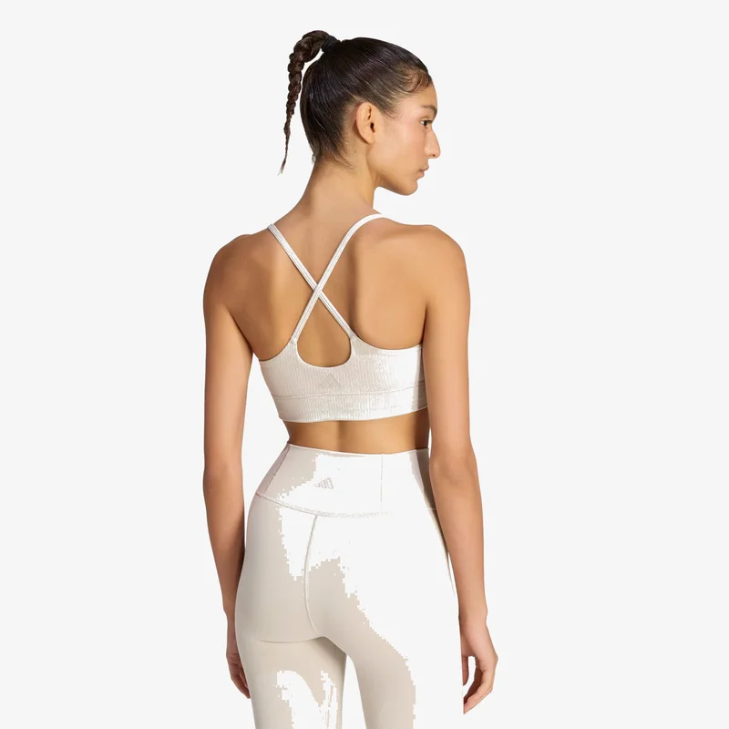 Adidas  adidas All Me Light Support Rib Bra Long Line for Women | Best Price UAE