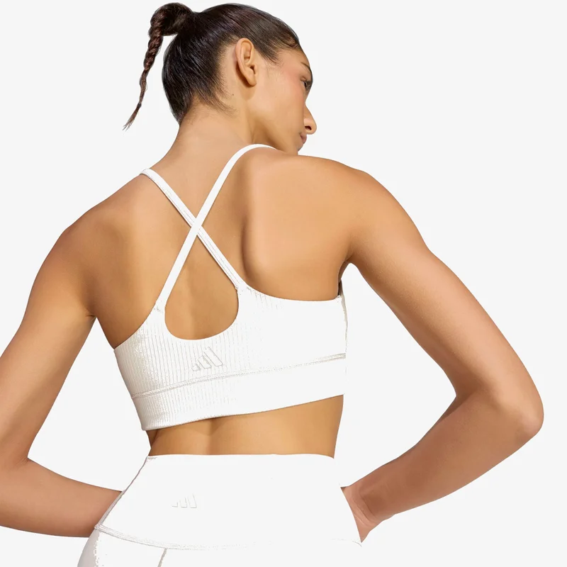 Adidas  adidas All Me Light Support Rib Bra Long Line for Women | Best Price UAE