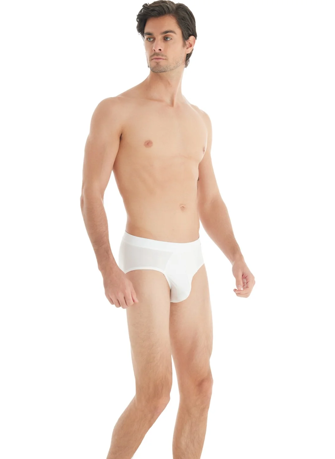 Blackspade Men's Slip Panties Silver 9311 - White