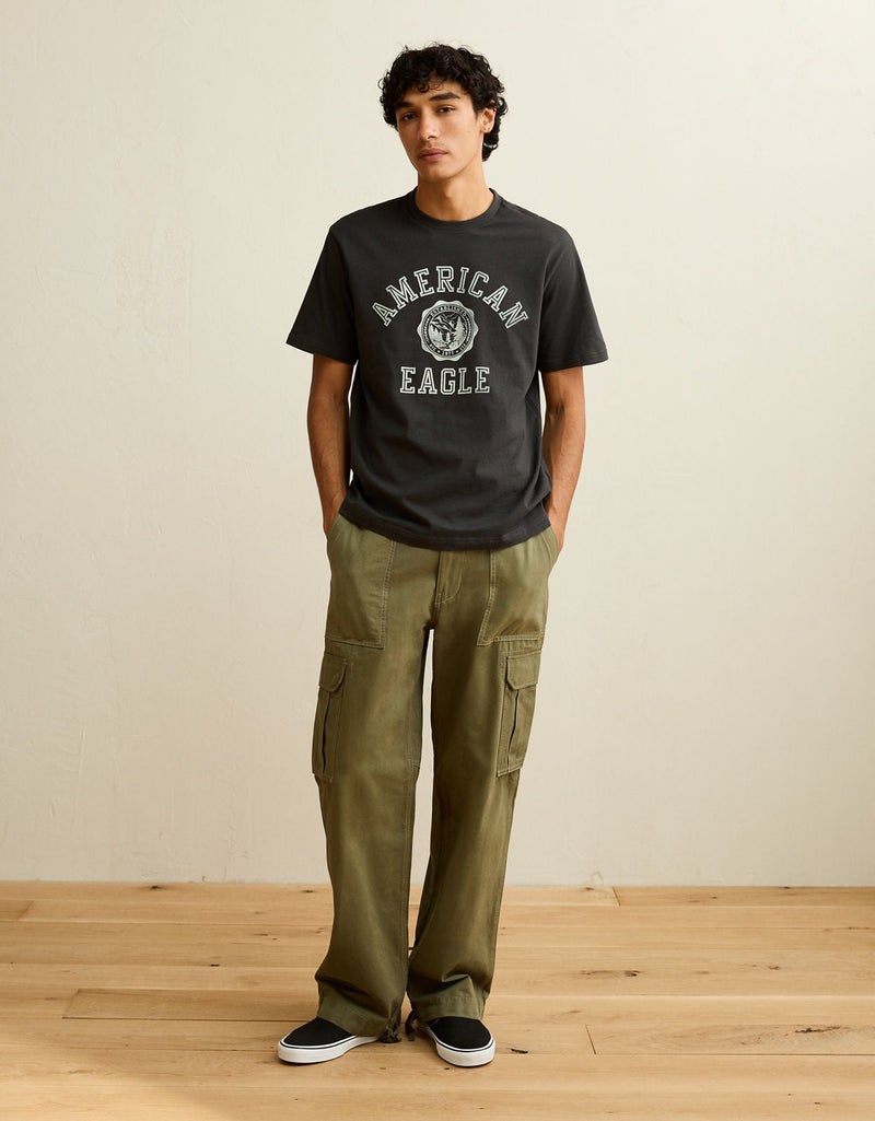 American Eagle AE Standard Fit Graphic Logo T-Shirt - Image 3