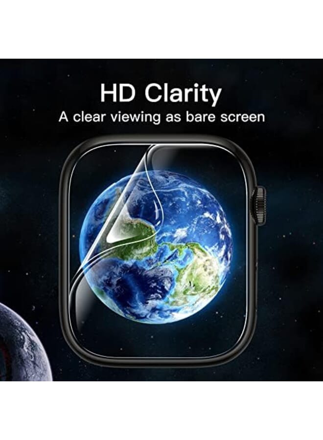 Jetech Screen Protector For Watch Series 9 8 7 45Mm Flexible Tpu Film Anti Scratch Hd Clear 3 Pack - Image 3