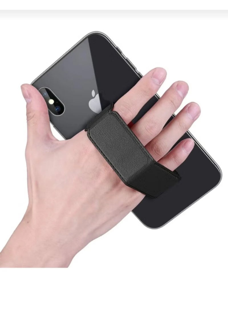 Winmax Magnetic Foldable Phone Stand and Grip Holder, Universal Compatibility, Black - Image 3