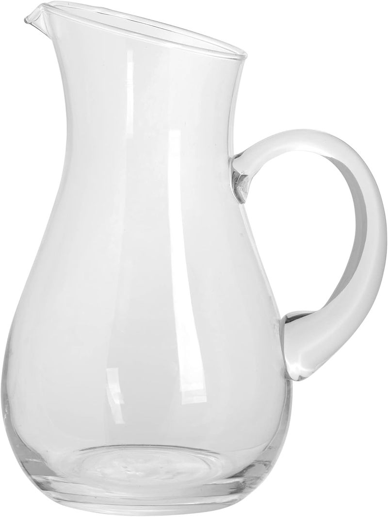 Glaver's Glass Water Pitcher with Spout – Elegant Serving Carafe for Water, Juice, Sangria, Lemonade, and Cocktails – Crystal-Clear Glass Beverage Pitcher. - Image 4