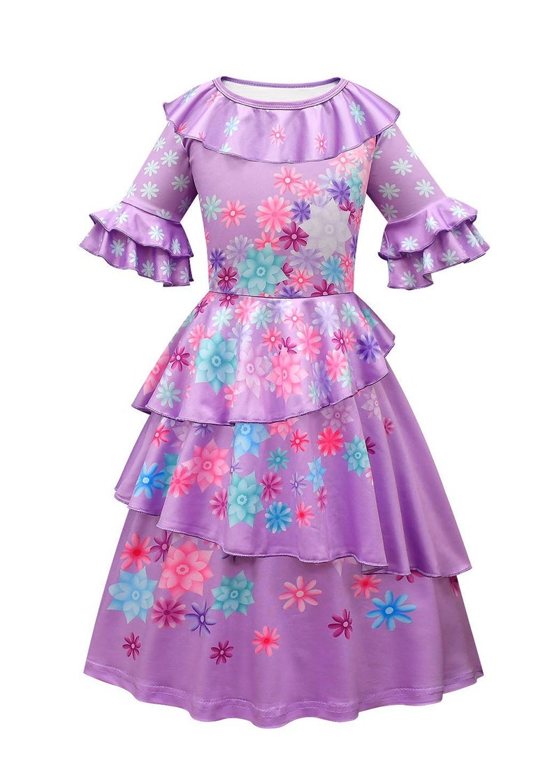 Isabella Dress Girls Princess Dress Children Costume Fancy Dress Carnival Party Kids Cosplay - Image 1