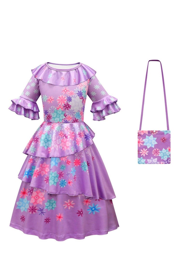 Isabella Dress Girls Princess Dress Children Costume Fancy Dress Carnival Party Kids Cosplay - Image 3