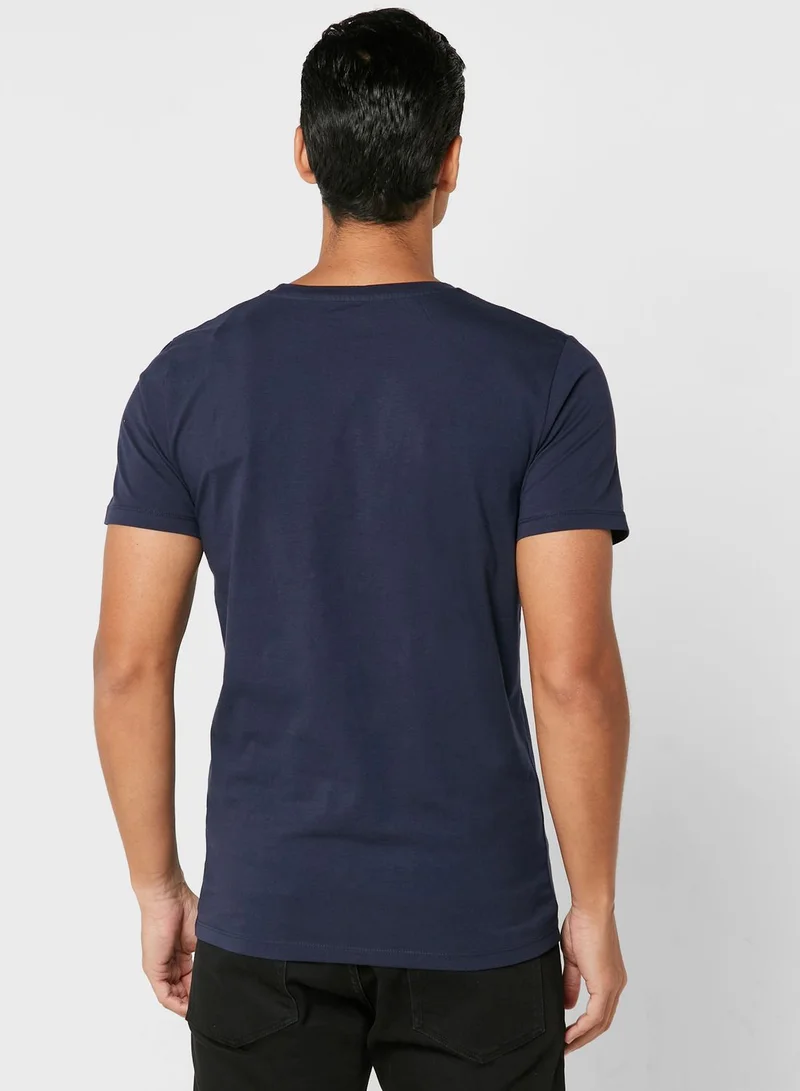 JACK & JONES Graphic Crew Neck T-Shirt