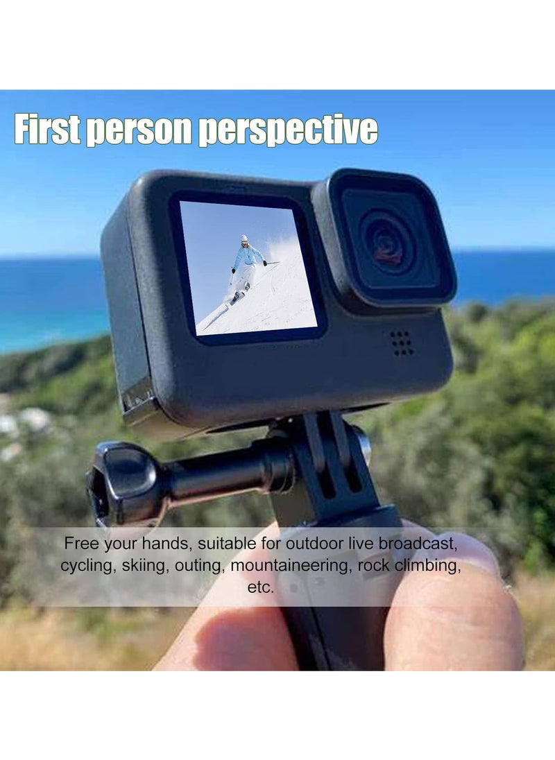 GGOOT Action Camera Neck Holder Mount, Chest Head Neck Mount First Person View Magnetic Neck Selfie Holder with Mobile Phone Clip for DJI Action  - Image 2