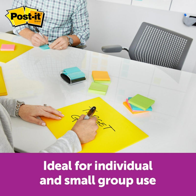 Post It ملاحظات بوست-إت سوبر لاصقة كبيرة، 11 بوصة × 11 بوصة، 1 دفتر، قوة لاصقة مضاعفة، أصفر، قابل لإعادة التدوير (BN11) - Image 5
