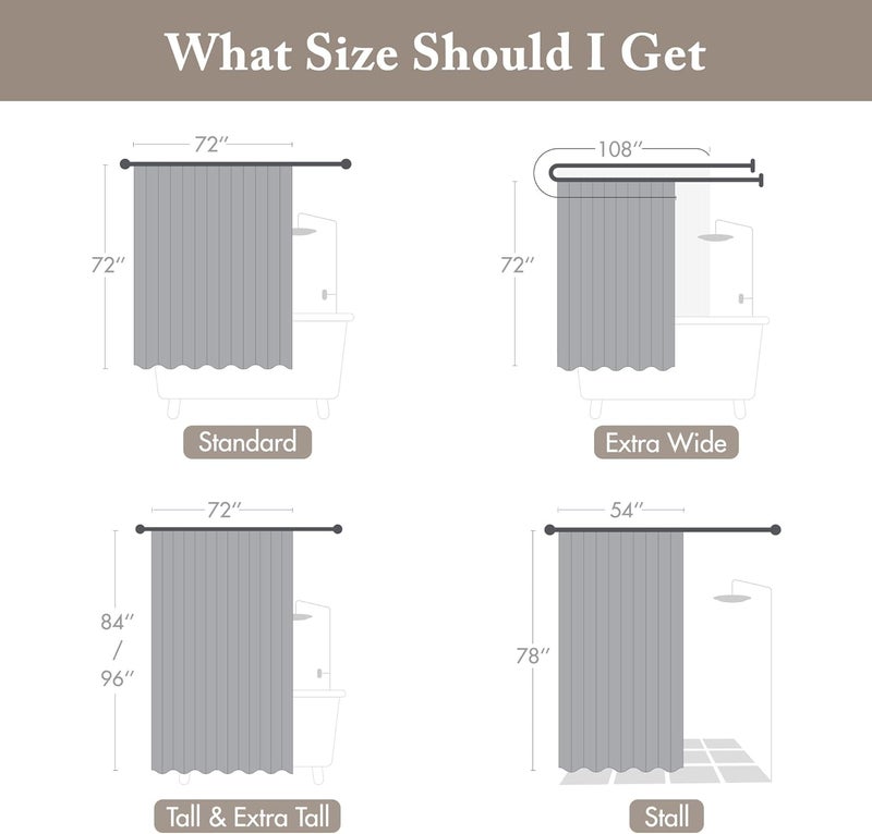 madison park Amherst Bathroom Shower Curtain Faux Silk Pieced Striped Modern Microfiber Bath Curtains, 72x72 Inches, Natural - Image 4