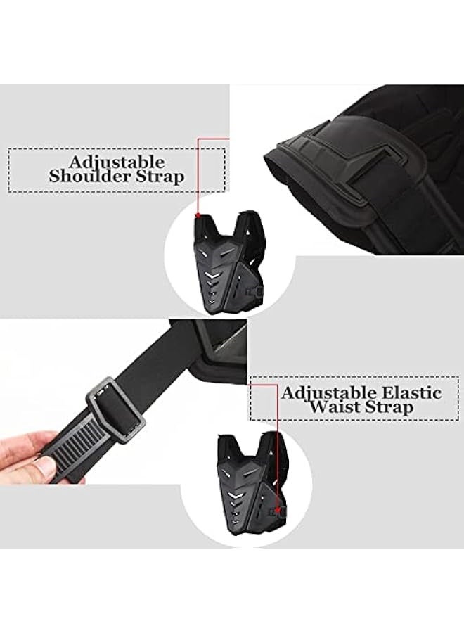 Sulaite Motorcycle Armor Vest Chest Spine Back Protector Protective Vest for Cycling Skating Skiing Motocross Bike Riding - Image 5