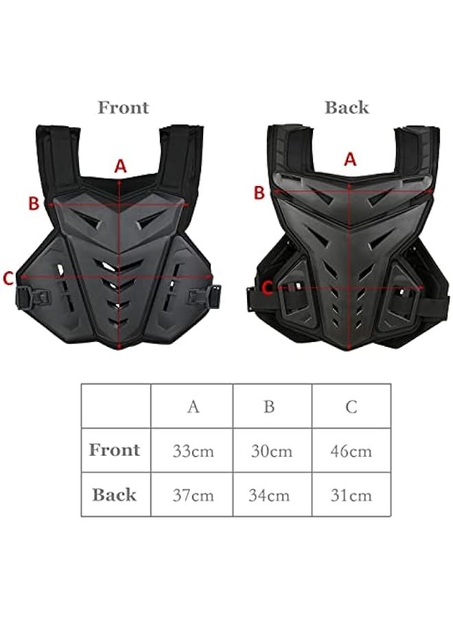 Sulaite Motorcycle Armor Vest Chest Spine Back Protector Protective Vest for Cycling Skating Skiing Motocross Bike Riding - Image 3