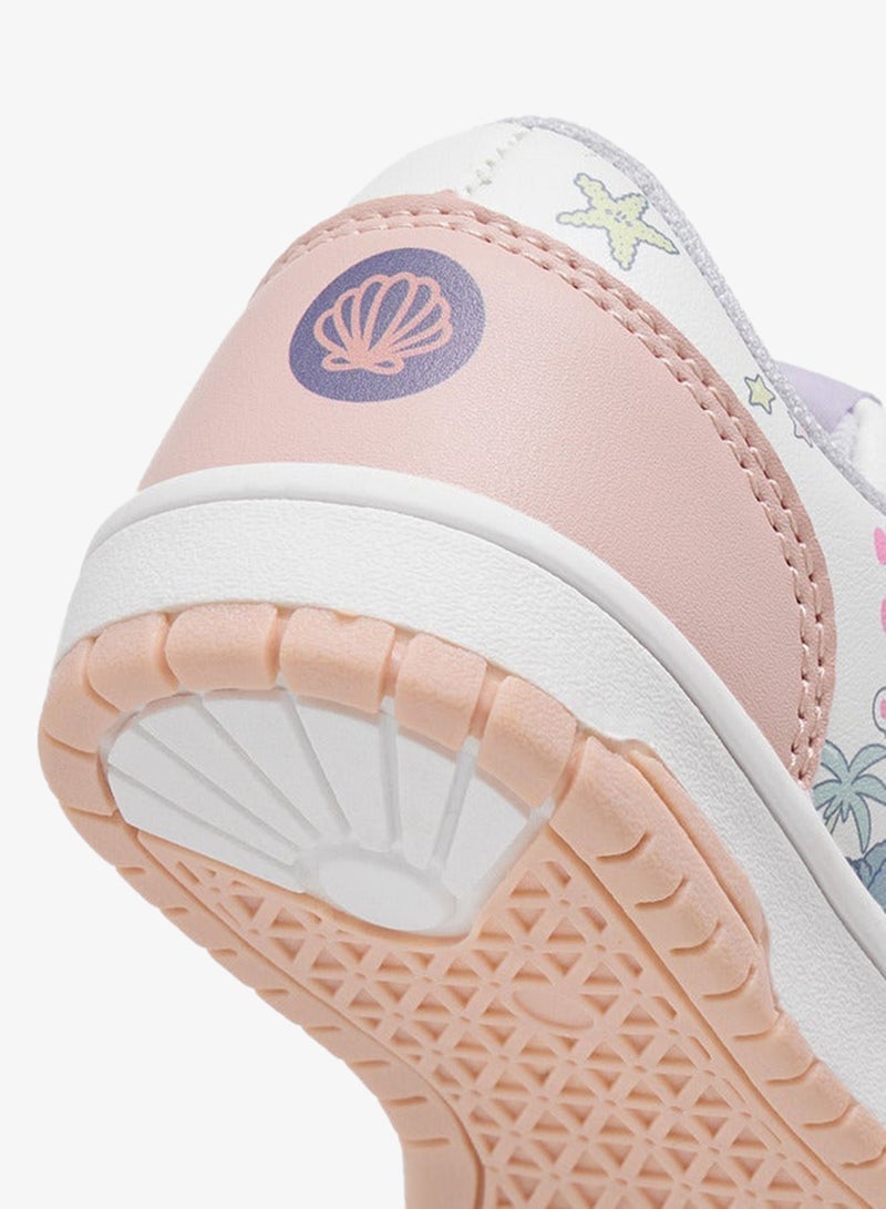 ديزني حذاء رياضي للبنات بطبعة ستيتش وإغلاق بشريط لاصق - Image 5