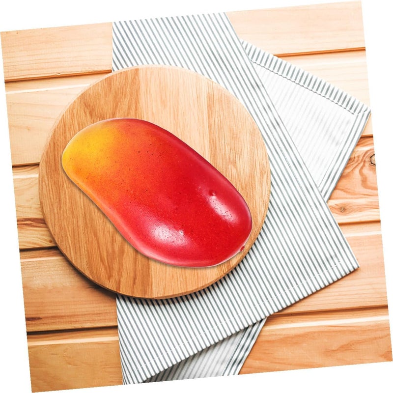 Zerodeko 5pcs Artificial Mango Models Foam Decorative Fake Fruits Lifelike Mango Props for Home Party Photo Shoot and Kitchen Display - Image 5