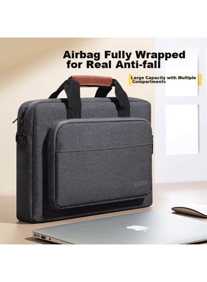 Womt Large Capacity Laptop Bag For 15.6/16 Inch Notebooks, Handheld And Shoulder Strap, Suitable For Lenovo Legion, Mechanical Revolution, Asus Tuf Gaming, Dell Gaming Laptops, For Men And Women - Image 5