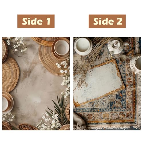 HomeArt 2 Sheet 2 in 1 Product Photography Backdrop 3D Flat Lay Tabletop Double-Sided 20x29 Photo Background PVC Wrinkle Free for Small Products Food, Cosmetics Shoot (Combo 3) - Image 4