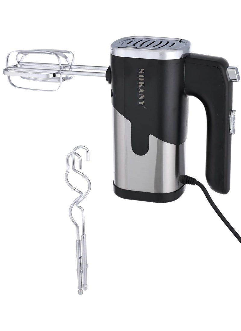 sokany Sokany Turbo Hand Mixer, Sk-6621/800W, 5 Speed transmission  - Image 1