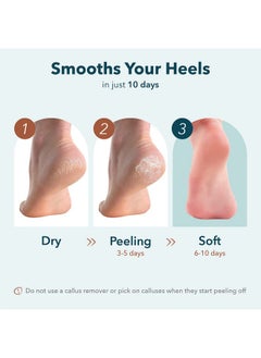 Purederm Purederm Exfoliating Heel Mask (1 Pair) - Heel Peeling Masks Gently Remove calluses from Your Heel  - Image 3
