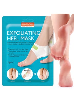 Purederm Purederm Exfoliating Heel Mask (1 Pair) - Heel Peeling Masks Gently Remove calluses from Your Heel  - Image 1